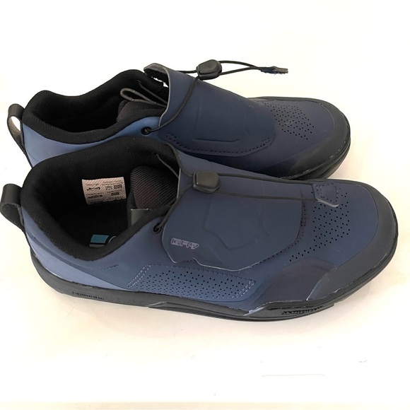 Shimano SH-GR901 GR9 Mountain Bike Shoes EU 38 US 5.2 Black Navy Blue - Picture 2 of 13